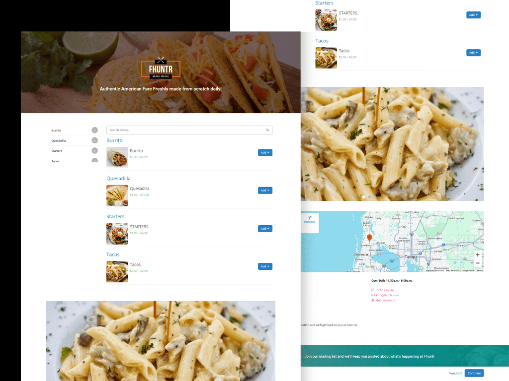 Restaurant web360